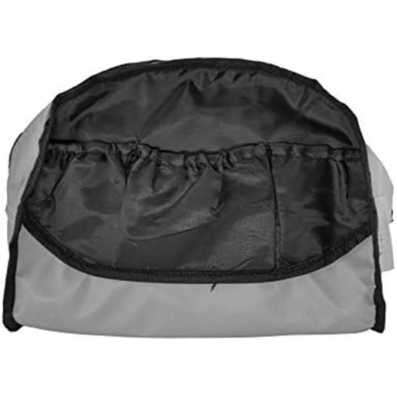 12" Mini Two Tone Duffle Bag Gray - Picture 7 of 9